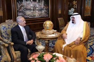 President Sleiman, Saudi King Discuss Bilateral Cooperation